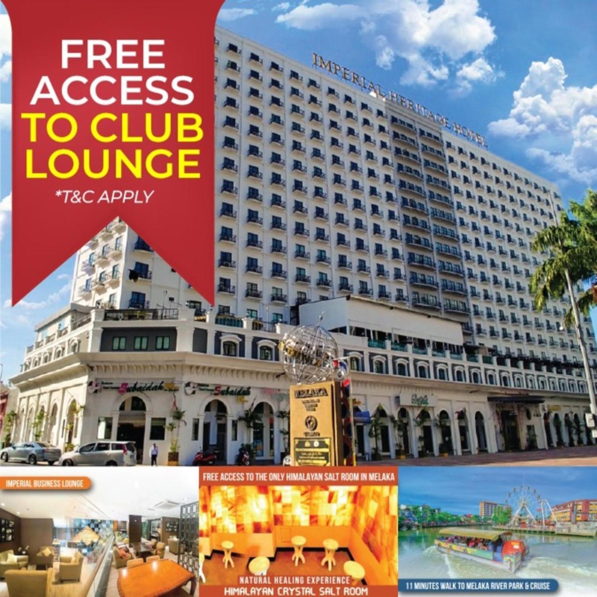 Imperial Heritage Hotel Melaka I City Centre I Free Wifi I Free Parking L Free Club Lounge Access Exteriér fotografie